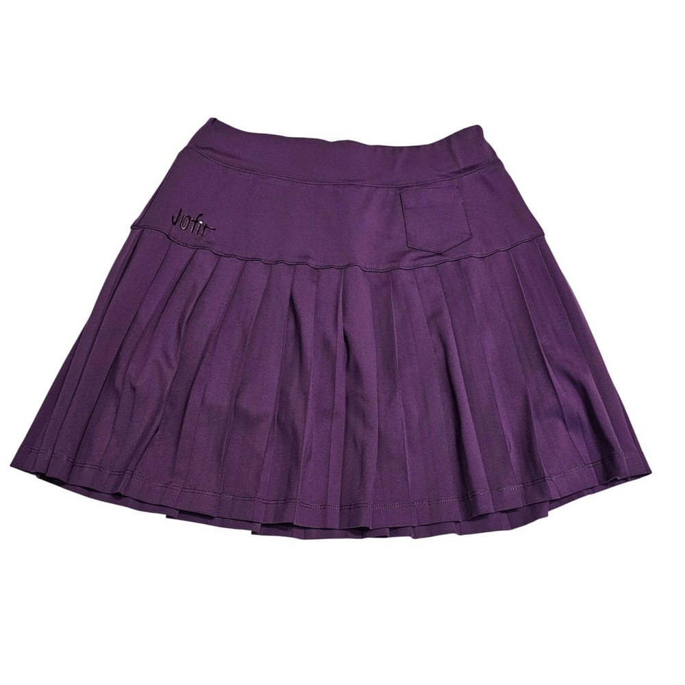 Jofit Golf Wear Women Purple Pleated Athletic Skort XS Built-in Shorts Pocket‎